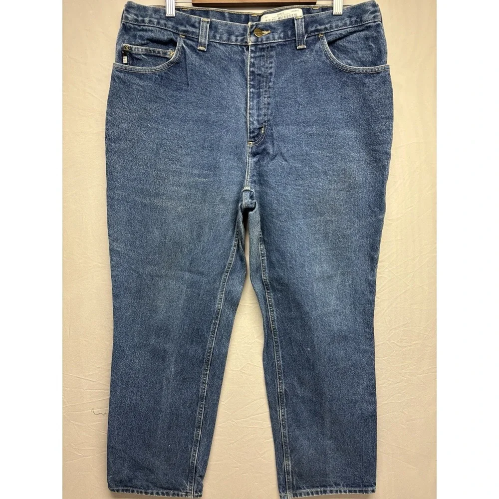 Carhartt FR Jeans Men's  38x30 Blue Denim Flame Resistant Workwear CAT 2 NFPA FR